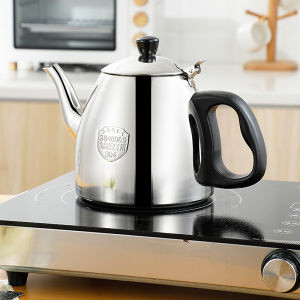 Nồi Đun Nước Đáy Phẳng Bằng Thép Không Gỉ Dày 304 Nồi Trà Kung Fu Đun Trà Cho Bếp Từ Nồi Riêng Biệt Dung Tích 1.2L