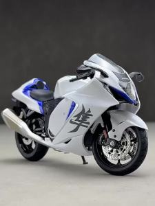 MAKEDA | 1:12 R3 Suzuki Hayabusa Motorcycle Alloy Cars Toy Diecast Models Rubber Tires with Light Music Miniature Vehicles Model Ornament