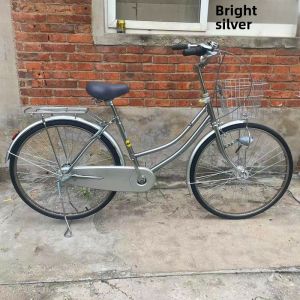 Beema Retro 3-Speed Internal Light Bicycle 24-26 Inch Men Women Commuter Bike High Carbon Steel Frame Lightweight Bike