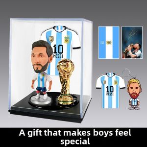 HUPINXIAN | CR7 Messi Fan Figure