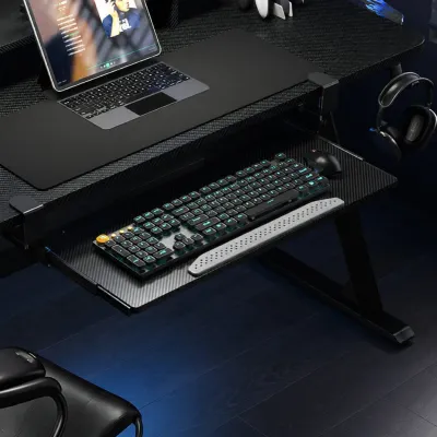 ZUROHIVE | No-drill Desktop Keyboard Tray Retractable