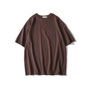 เสื้อยืดผ้าฝ้ายทรงหลวมความยาวปานกลางสําหรับผู้หญิงฤดูร้อนพิมพ์คอกลมคอกลมแขนสั้นเสื้อผ้าทํางาน