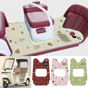 Decorative Footrest and Seat Cover for Tricycle