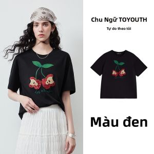 Toyouth | Áo Thun Tay Ngắn Tencel Cảm Giác Mát Lạnh
