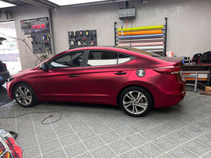 Phim Dán Vinyl Mạ Chrome Đỏ Bóng PET Tự Dính Cho Xe Máy & Ô Tô Decal Dán Toàn Thân Xe Màu Đỏ Lãng Mạn Chất Liệu PVC