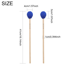 IRIN Malimba Hammer Cashmere Rubber Hammer Head Beech Wood Handle Color Suitable For Performance Percussion Instrument Parts