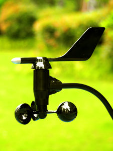 New Style Three-Cup Type Wind Transmitter Weathercock Villa Roof Marine Wind Transducer 2-in-1 Wind Speed