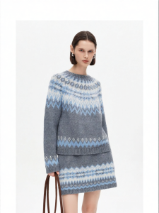 Relaxed Fit Wool Blend Sweater