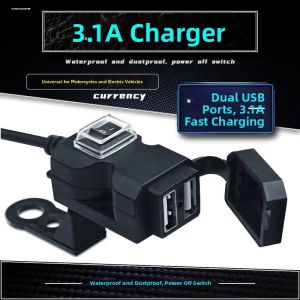 Multifunction Quick Charger Motorcycle USB Adapter