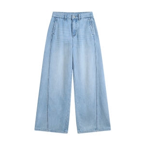 Long Legs Slimming Blue Flare Jeans