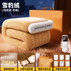 Double Control Graphene Heating Pad Temperature Regulation Switch Home Use Double Person Electric Quilt Cold Resistance Warmth