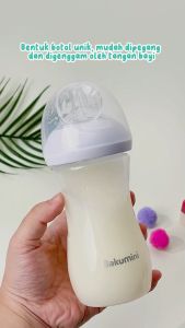 Sakumini Natural Feeding Bottle Botol Susu Bayi Wideneck Mirip Payudara BPA Free
