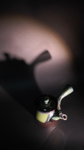 Ấm gốm Tokoname Nhật Bản màu xanh loang đen 380ml - E59