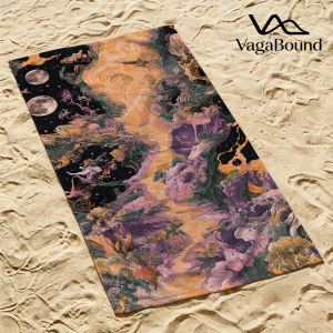BILIBILI | Cosmic Floral Torrent Quick Drying Beach Towels Ultra Lightweight Fast-drying Super Absorbent It is a must-have item for summer