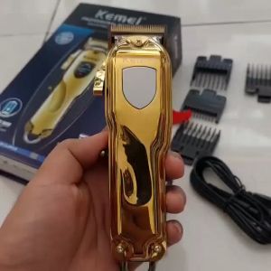 COD Mesin Cukur Rambut Hair Clipper Profesional Kemei Km-2010 Trimmer Cordless km 2010 lcd display