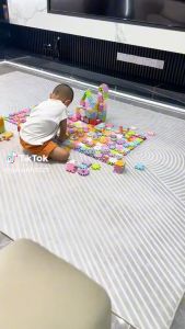 Đồ chơi lắp ráp bánh răng xoay có động cơ chuyển động - Dành cho bé từ 3 tuổi
