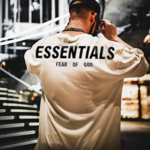 Fog High Street Fitness Short Sleeve Mens Trendy Loose T-Shirt Muscle Casual Training Wear Running Sports Half Sleeve