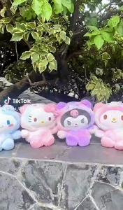 🔥พร้อมส่ง🔥 25cm Sanrio ตุ๊กตาคุโรมิ มายเมโลดี้ KT Cinnamoroll สุนัขของเล่นตุ๊กตาหมอนตุ๊กตาสัตว์ตุ๊กตานุ่มเด็กของขวัญวันเกิดการ์ตูนอะนิเมะของเล่น