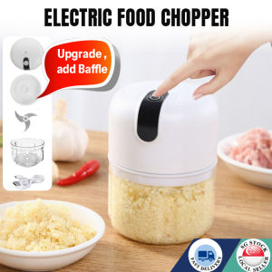 🇸🇬Electric Food Chopper /USB Garlic Chopper Mini Blender Grinder Press Vegetable Meat Chilli Baby Grinder Machine