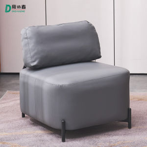 Northern Europe Single Armchair Leisure Designer Art Bedroom Balcony Tea Table Living Room Small Apartment Sofa Lazy Bone Chair