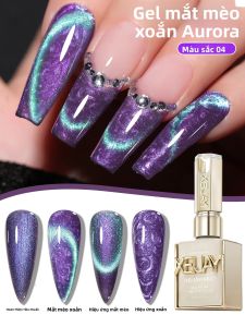 Sơn Gel Móng Tay XEIJAYI Aurora Thread Cat Eye 15ml Sử Dụng Được Với Đèn UV/LED Loại Bóc Được Bền Màu Chất Lượng Salon Dùng Tự Làm