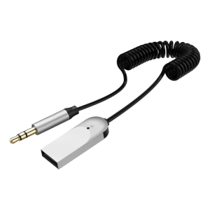 Kebidumei | Bluetooth 6.0 Audio Receiver Dongle USB To 3.5mm Jack Car Audio Aux Bluetooth Handsfree Kit For Car Receiver BT Transmit