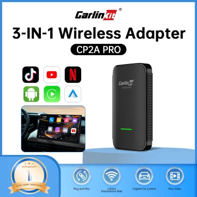 Carlinkit CarPlay CP2A Pro Wireless CarPlay & Android Auto Adapter for Seamless In-Car Upgrade