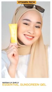 (HALAL SUNSCREEN) WARDAH UV SHIELD AQUA FRESH ESSENCE SPF 50 PA++++ / GEL SUNSCREEN SERUM SPF 35 PA+++ /  (ALCOHOL FREE)