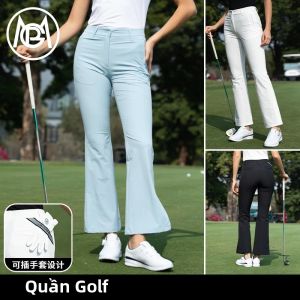 Quần Thể Thao Nữ PGM Golf Skinny Thể Thao Xuân Hè Tall Fit Zip Fly Chiều Dài Đầy Đủ Nylon Elastane KUZ213
