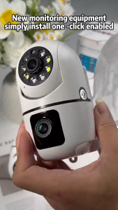 🔥Free Shipping🔥CAM720 Monitoring Wireless HD Dual-camera Indoor Monitoring Camera Full Color Night Vision IP Security Camera