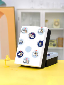 Adorable Line Dog Birthday Gift Box Teacher Men Women Present Box Cute Packaging Box High-End Empty Box Wedding Celebration Supplies