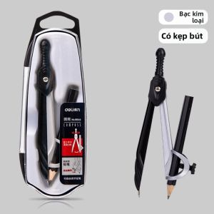 deli | Compass nhựa thân thiện với kỳ thi cho học sinh