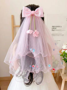 Korean-style Tulle Flower Crown Girls Headband