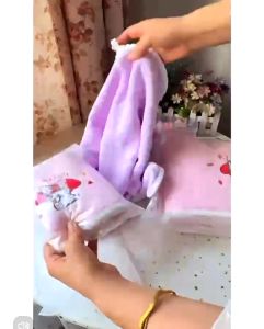 [Bathroom Three-piece Set]Cartoon Embroidery Kuromi Towel Melody Bath Towel Cinnamoroll Quick Drying Absorbent Kids Bath Set
