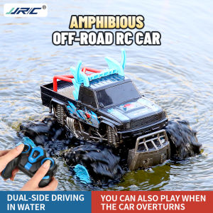 Jjrc Xe hơi điều khiển từ xa 2.4G 4WD Nước & Land Đổ Bộ Leo Núi Xe điều khiển từ xa Off-Road Xe điều khiển từ xa Đồ Chơi Quà Tặng Cho Trẻ Em Bé Trai