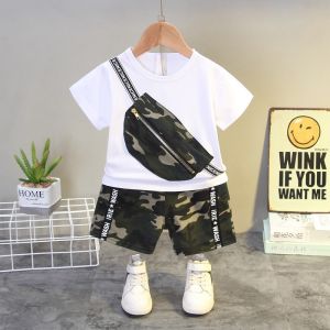 New Summer Baby Girl Clothes Kids Boys Clothing Children Fashion Sport T-Shirt Shorts 2Pcs/Set Toddler Costume Infant Tracksuits