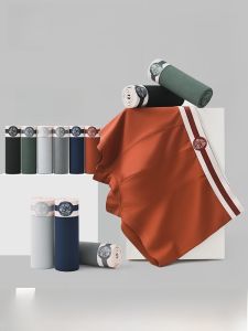 MiiOW | Quần lót nam cotton nguyên chất mùa hè mỏng thoáng khí thể thao không đường may thoải mái thoáng khí quần đùi nam