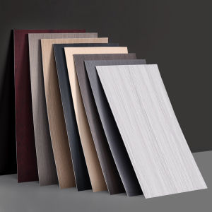 Wall Decals Wood Grain Aluminum Plastic Board Thickened Background Wall Decor Self Adhesive Waterproof Moisture Proof Stickers