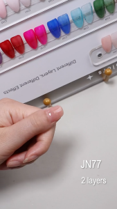 BORN PRETTY 7ml Jelly Nude Pink Natural Color Gel Nail Polish Semi Permanent Soak Off UV LED Varnish Nail Supplies Manicure