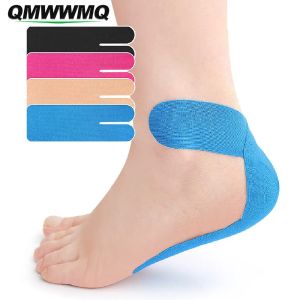 Precut Elastic Kinesiology Tape 10PCS Breathable Anti-Friction Athletic Bandage for Foot Arch Ankle & Heel Sports Support
