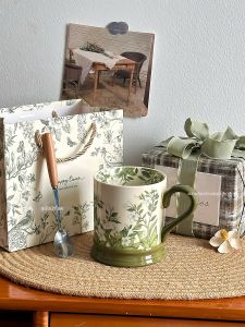 Mothers Day Creative Retro Style Jasmine Ceramic Mug