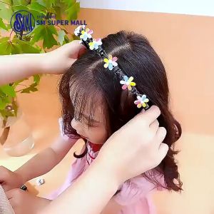 Korean Cartoon Braided Hair Headband for Kids & Girls: Stylish & Affordable