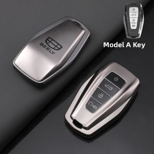 Business Style Tpu Car Key Cover for Geely Star L X6 X6 Icon Vehicle Accessories Personal Driving Supplies