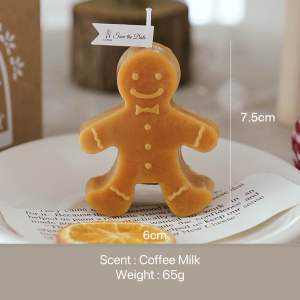 [Festival Theme]Gingerman Scented Candle Christmas Party Gift Aromatherapy Home Decoration