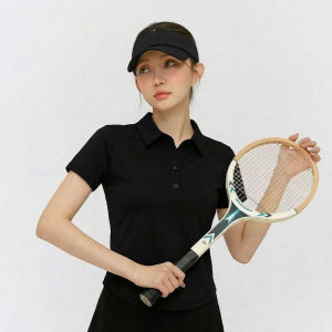 CJLINDF | Áo Thun Thể Thao Tay Ngắn Co Dãn Mát Mẻ Phong Cách Polo