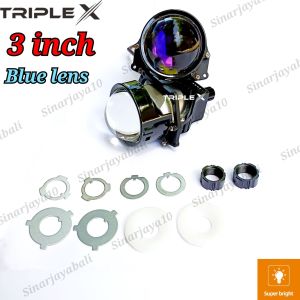 proji biled projie bilet bi led projector lens lampu utama motor mobil lampu depan k1 x1 headlamp headlight