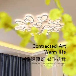 Đèn ốp trần LED hiện đại tối giản 3 chế độ màu dành cho phòng khách phòng ngủ