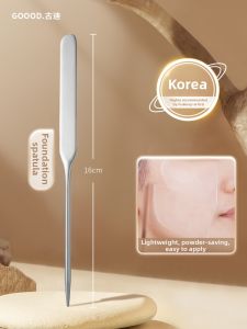 Goodgudi | Makeup Artist Makeup Blender Mixing Tool Stainless Steel Foundation Spatula