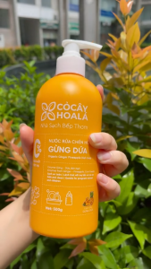 Nước Rửa Chén Gừng Dứa Cỏ Cây Hoa Lá Chai 500gram