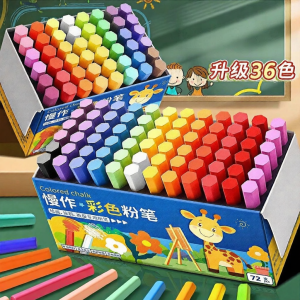 WEVOLA | Non-toxic Dust-free Colored Chalk for Teaching Drawing